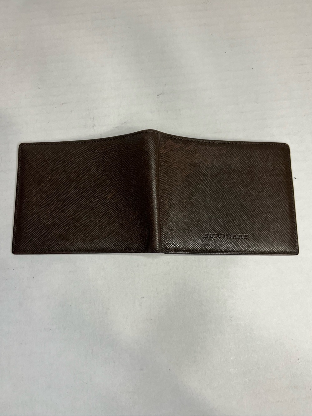 Burberry Bifold Wallet in a dark brown saffiano leather - Picture 11 of 14